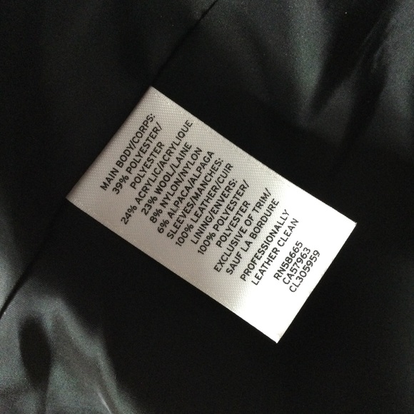 Classiques Entier Larch Tweed and Leather Coat M - Picture 4 of 9